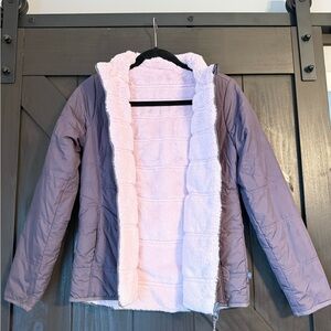 Athleta Girls reversible winter jacket Youth 10/12
